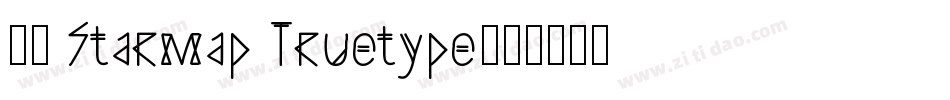 00 Starmap Truetype字体转换